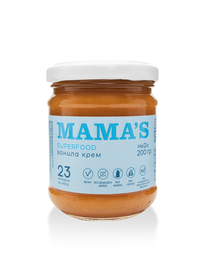 МАМАС КРЕМ ОД ТИКВА СО ВКУС НА ВАНИЛА 200 ГР