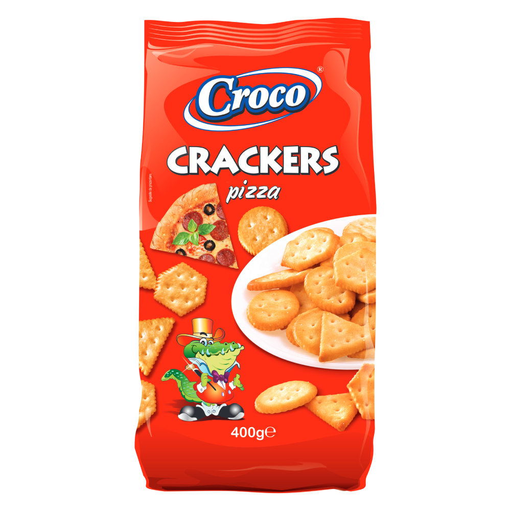 КРОКО КРЕКЕРИ ПИЦА 400 ГР