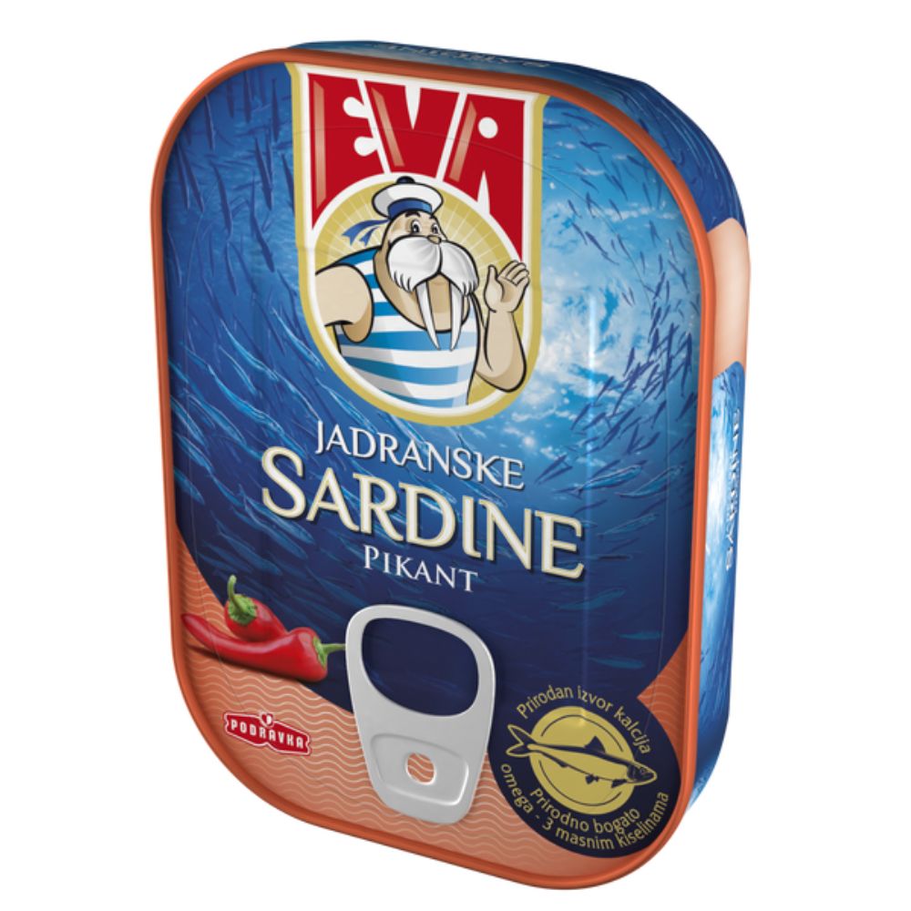 ЕВА САРДИНА ПИКАНТ 100 ГР