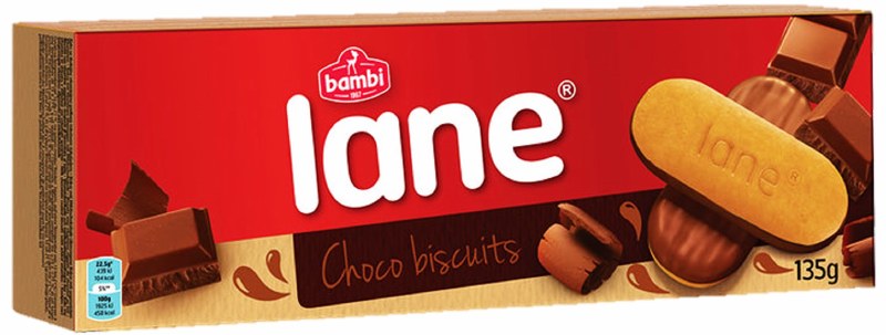 БИСКВИТИ БАМБИ ПЛАЗМА ЧОКО КУТИЈА 135 ГР