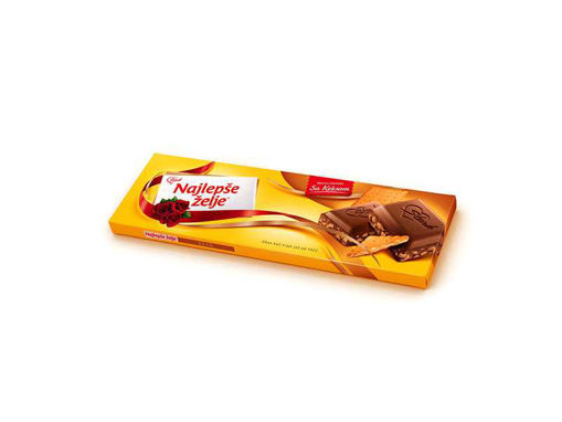 НАЈЛЕПШЕ ЖЕЉЕ ЧОКОЛАДА СО БИСКВИТ 250 ГР