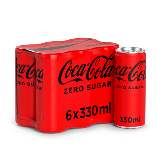 КОКА-КОЛА ЗЕРО ЛИМЕНКИ 6 Х 330 МЛ