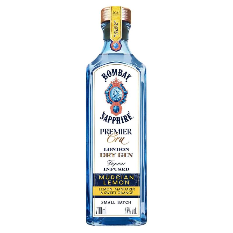 БОМБАЈ САФИР ПРЕМИЕРЕ ЦРУ ЏИН СО ВКУС НА ЛИМОН 700 МЛ