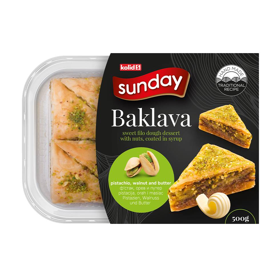 САНДЕЈ БАКЛАВА ФСТАК ПУТЕР 500 ГР