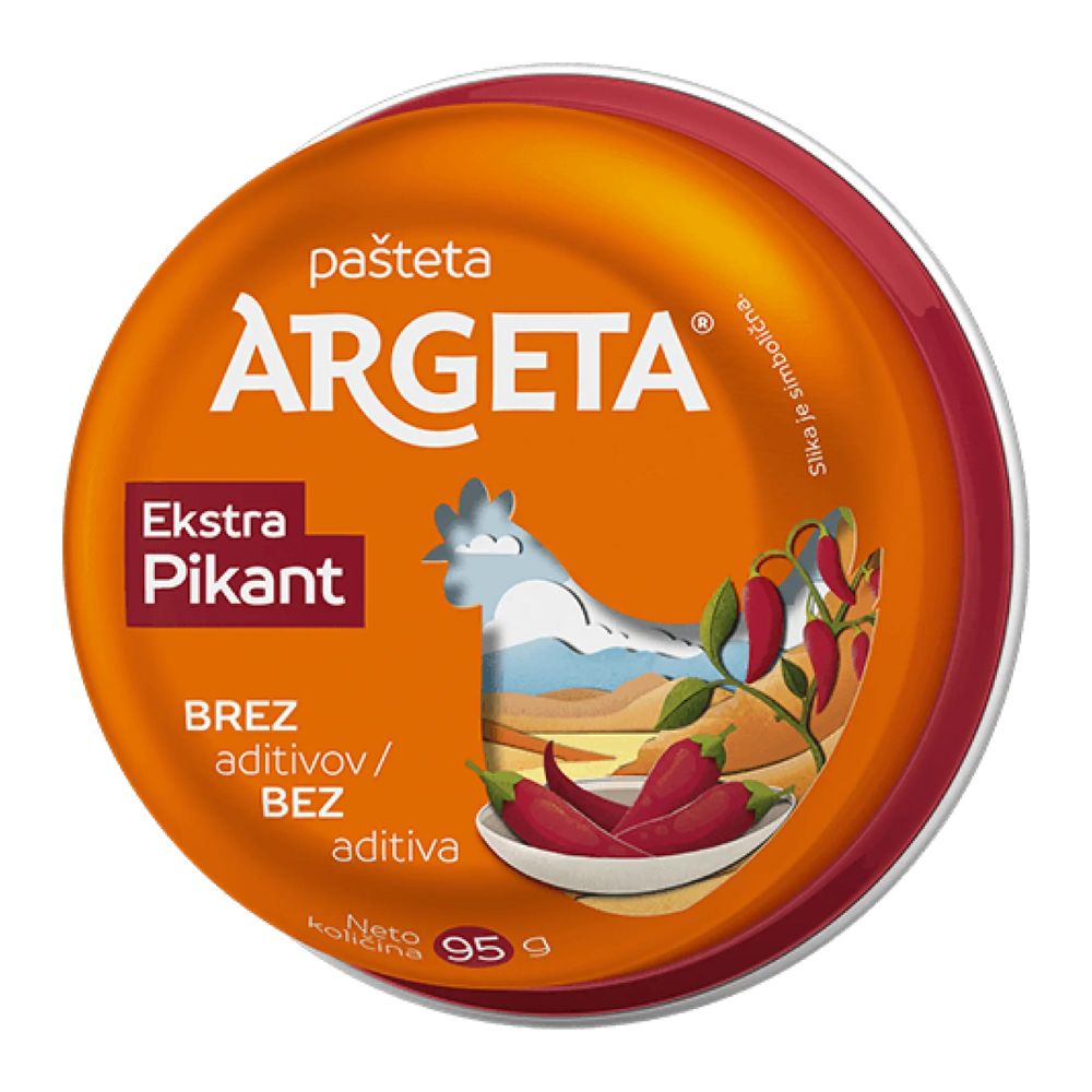 АРГЕТА ПАШТЕТА ПИКАНТ ЕКСТРА ХОТ 95ГР