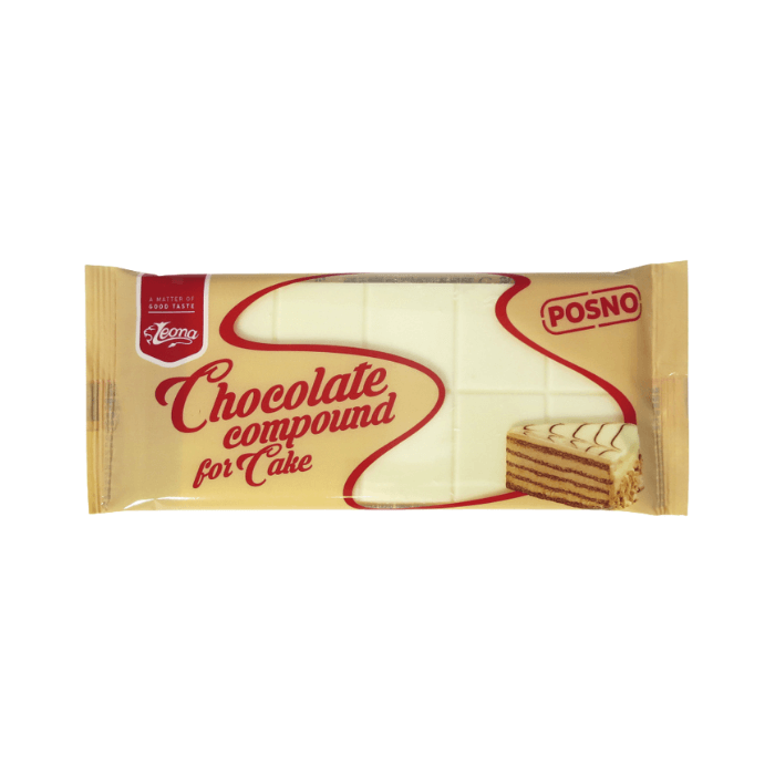 ЛЕОНА БЕЛО ЧОКОЛАДО ЗА ГОТВЕЊЕ 90 ГР