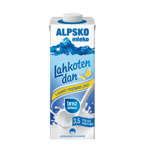 АЛПСКО – МЛЕКО БЕЗ ЛАКТОЗА 3.5%ММ 1 Л