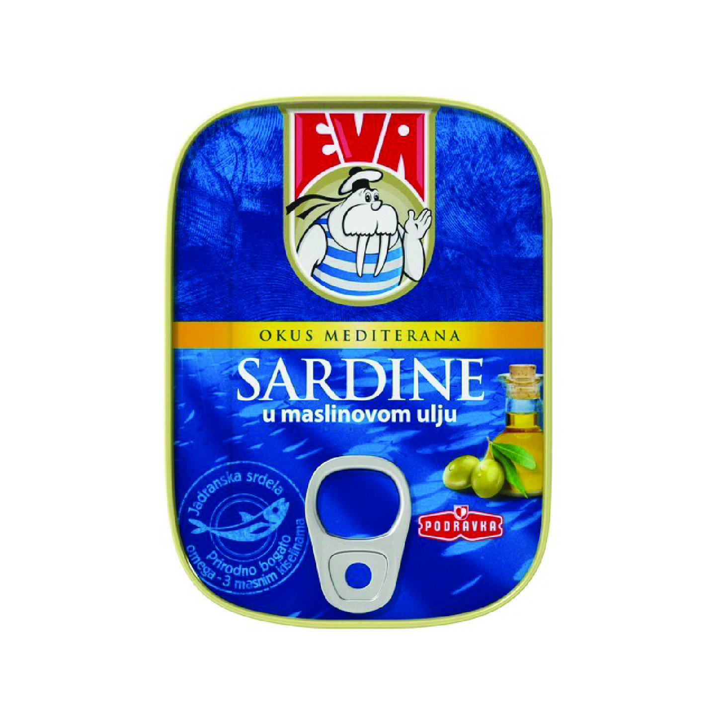 ЕВА САРДИНА ВО МАСЛИНОВО МАСЛО ГОЛД 100 ГР