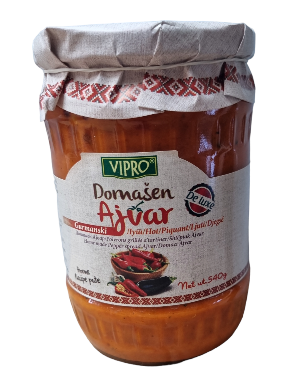 ВИПРО ДЕЛУКС АЈВЕР ЛУТ 540 ГР