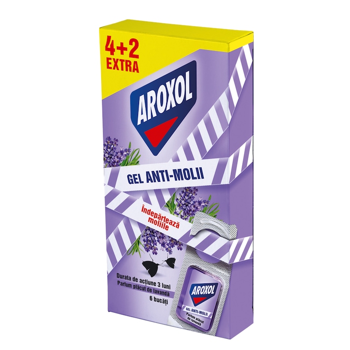 АРОКСОЛ ГЕЛ ЛАВАНДА ПРОТИВ МОЛЦИ 6 ПАР.