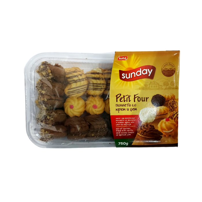 КОЛАЧИ САНДЕЈ ПТИ ФУР 750 ГР МИКС