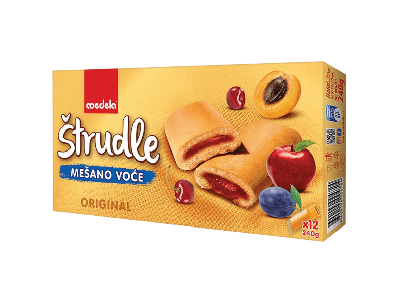 МЕДЕЛА ШТРУДЛА СО МЕШАНО ОВОШЈЕ 240 ГР