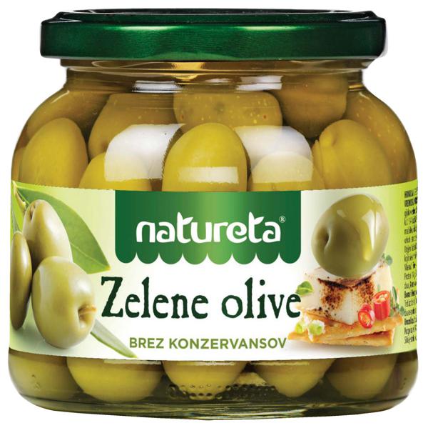 МАСЛИНКИ ЗЕЛЕНИ ПОЛНЕТИ 540 ГР НАТУРЕТА