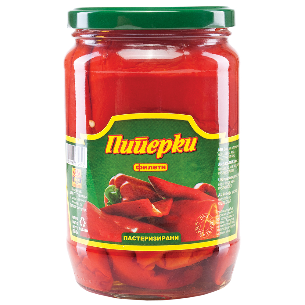 ДИЕМ-ГП ФИЛЕТИ ПИПЕРКИ 680 ГР