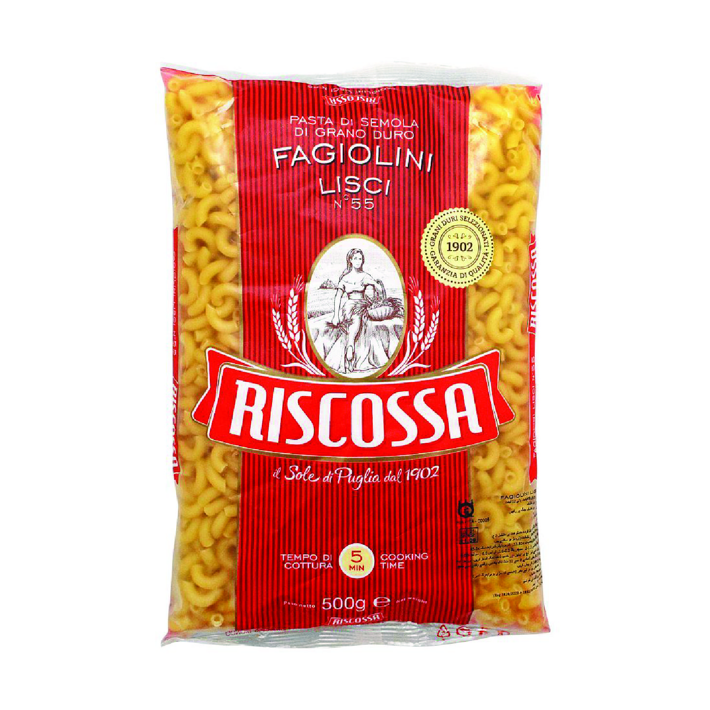 ТЕСТЕНИНИ РИСКОСА МАКАРОНИ 55 454 ГР