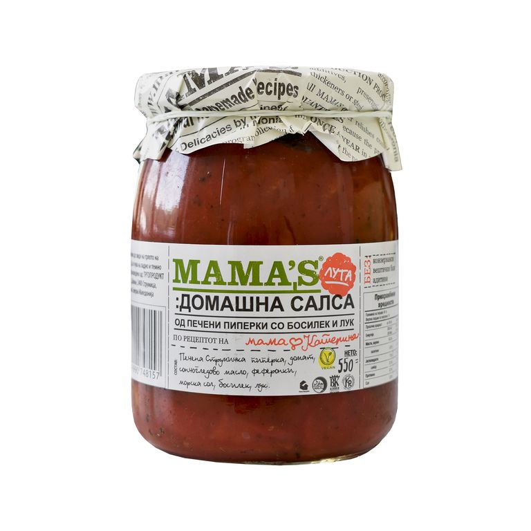 МАМА'С ДОМАШНА САЛСА ЛУТА 550 ГР