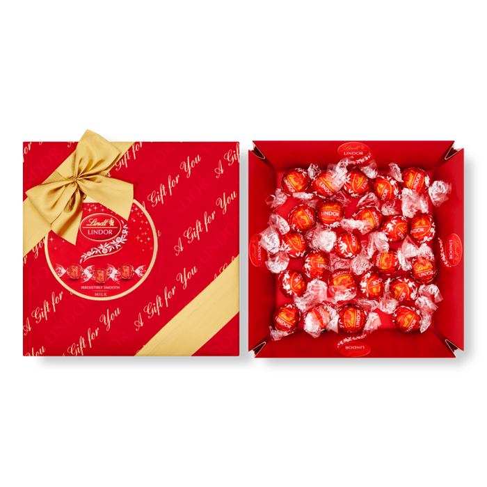 БОМБОНИЕРА ЛИНДТ ЛИНДОР 287 ГР АСОРТИ НОВОГОДИШНИ ПРАЛИНИ