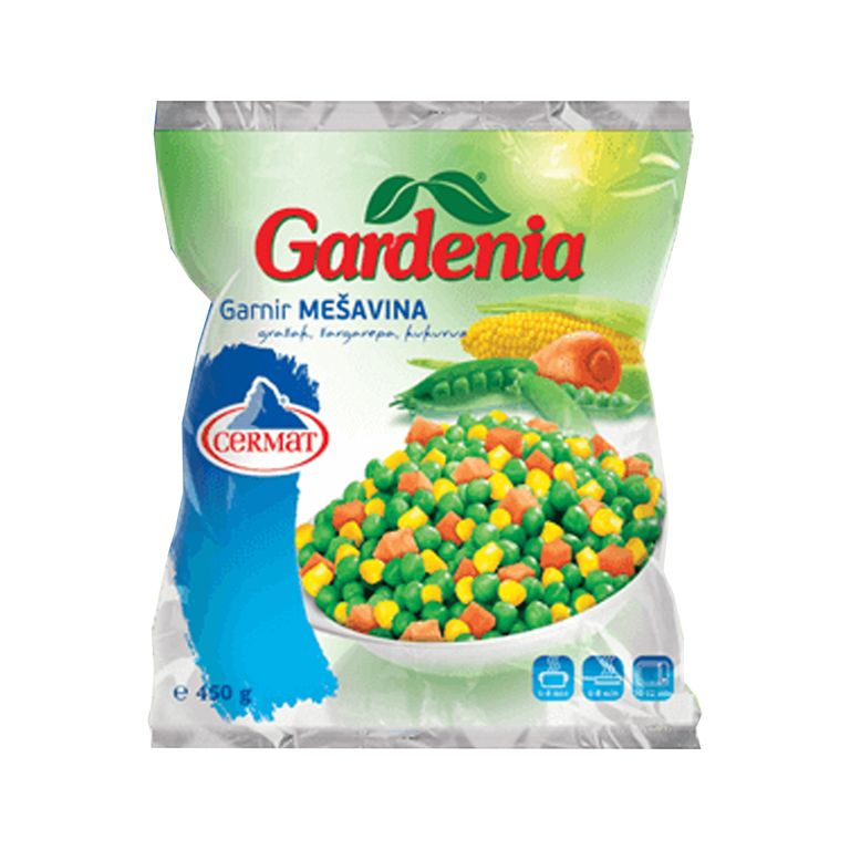 ЦЕРМАТ ГАРДЕНИА МЕШАВИНА ГАРНИР 400 ГР (ЗАМРЗНАТО)