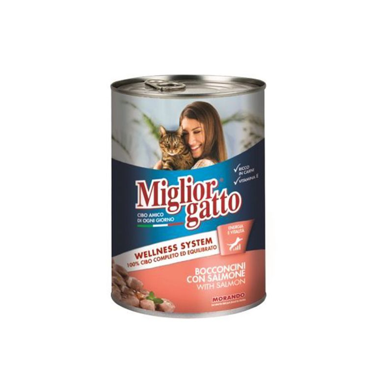 МИЉОР ГАТО ХРАНА ЗА МАЧКА ЛОСОС ВО КОНЗЕРВА 405 ГР