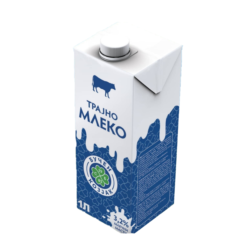 БУЧЕН КОЗЈАК ТРАЈНО МЛЕКО 3,2% 1 Л