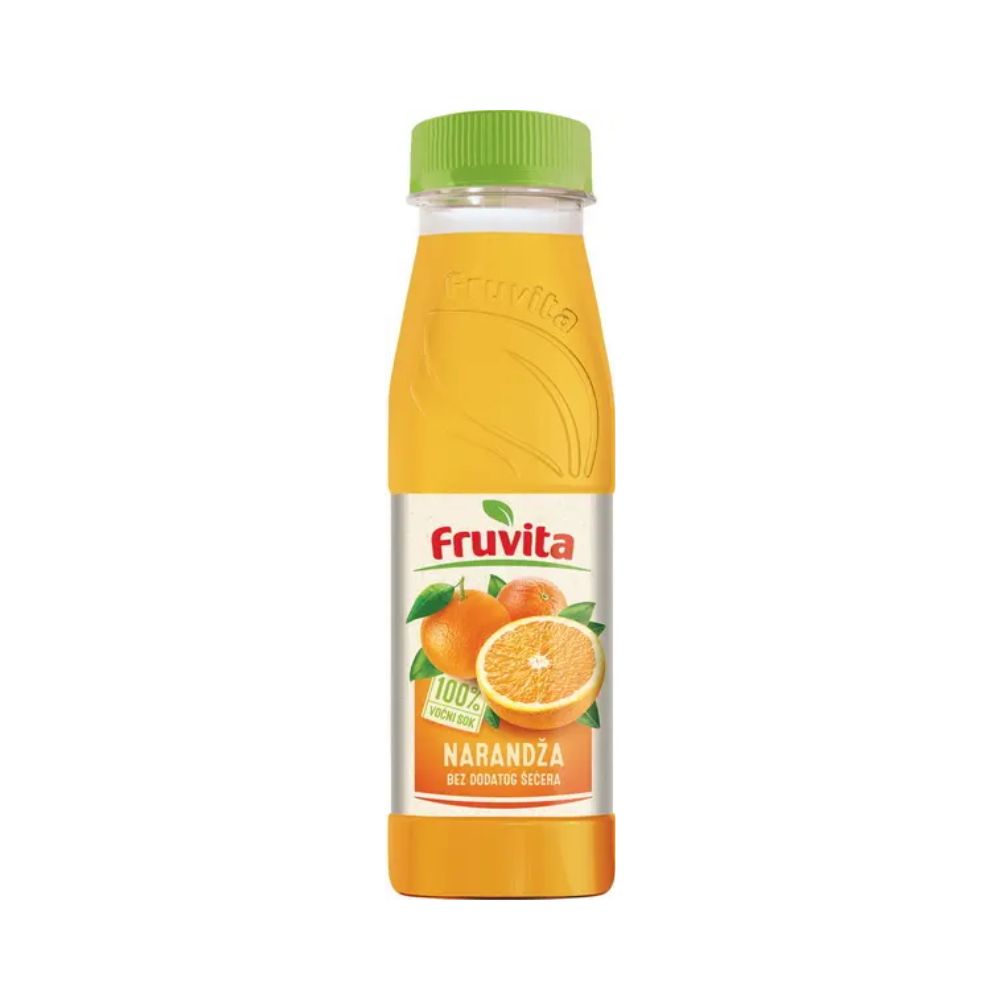ФРУВИТА ПРЕМИУМ ПОРТОКАЛ 100% СОК 0.33 Л