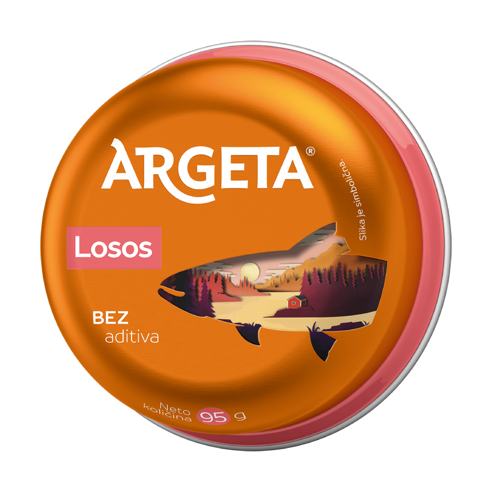 АРГЕТА ПАШТЕТА ЛОСОС 95 ГР