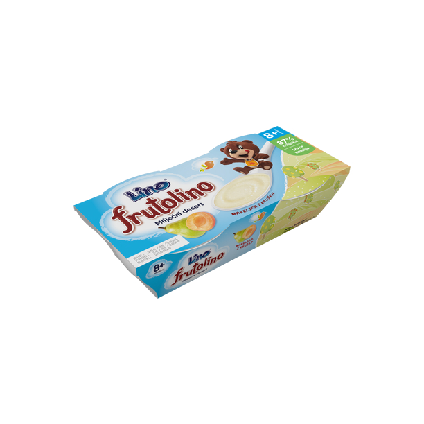 ЛИНО МЛЕЧЕН ДЕСЕРТ ОД КРУША И КАЈСИЈА 2*100 ГР