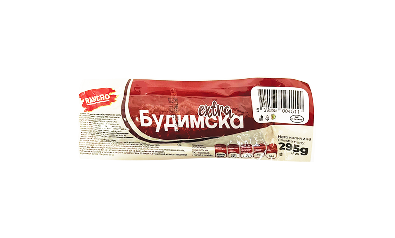 БУДИМСКА КОЛБАСИЦА РАНЧО 295 Г