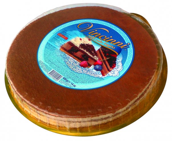 ВИНЧИНИ КОРИ ЗА ТОРТА ОКРУГЛИ СВЕТЛИ 400 ГР