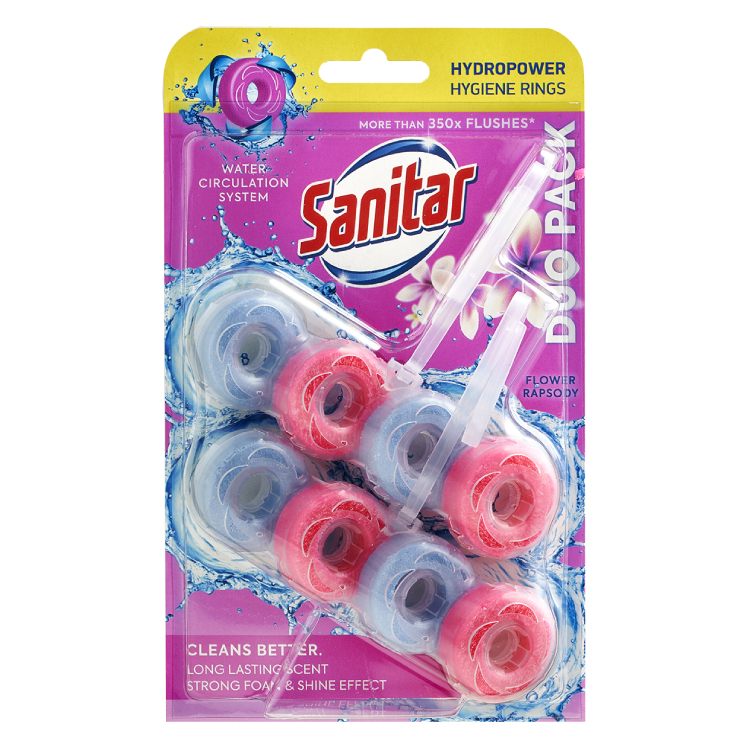 САНИТАР ФЛАУЕР РАПСОДЈ ДУО ПЕК ОСВЕЖУВАЧ ЗА ВЕЦЕ ШКОЛКА 2 Х 40 ГР