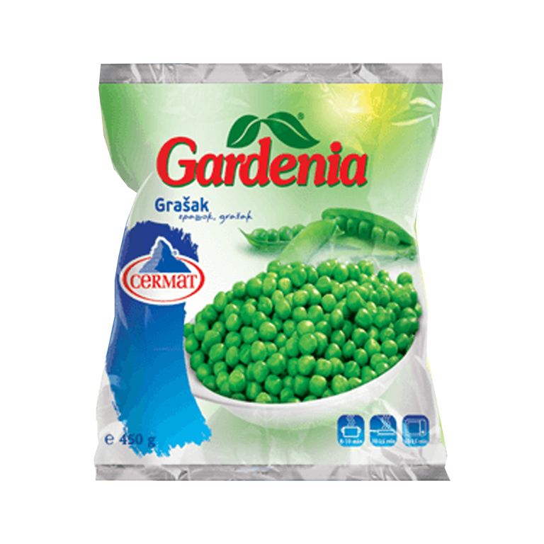 ЦЕРМАТ ГАРДЕНИА ГРАШОК 450 ГР (ЗАМРЗНАТО)