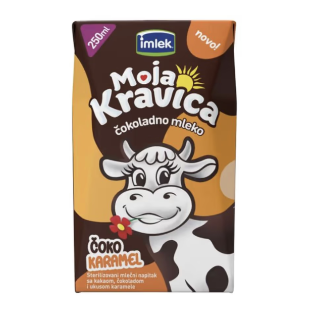 ЧОКОЛАДНО МЛЕКО 250МЛ КАРАМЕЛА МОЈА КРАВИЦА
