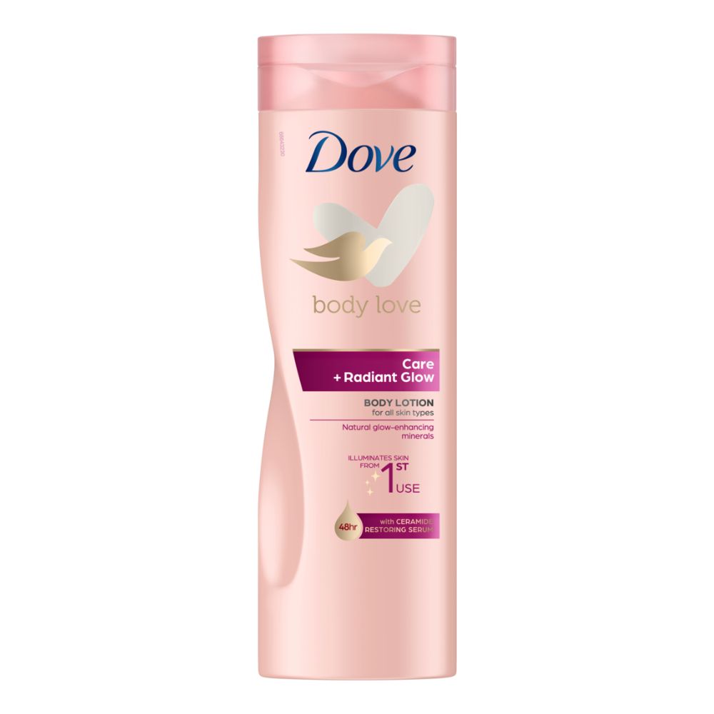 ДОВЕ ЛОСИОН ЗА ТЕЛО КЕР+РАДИАНТ ГЛОУ 400 МЛ