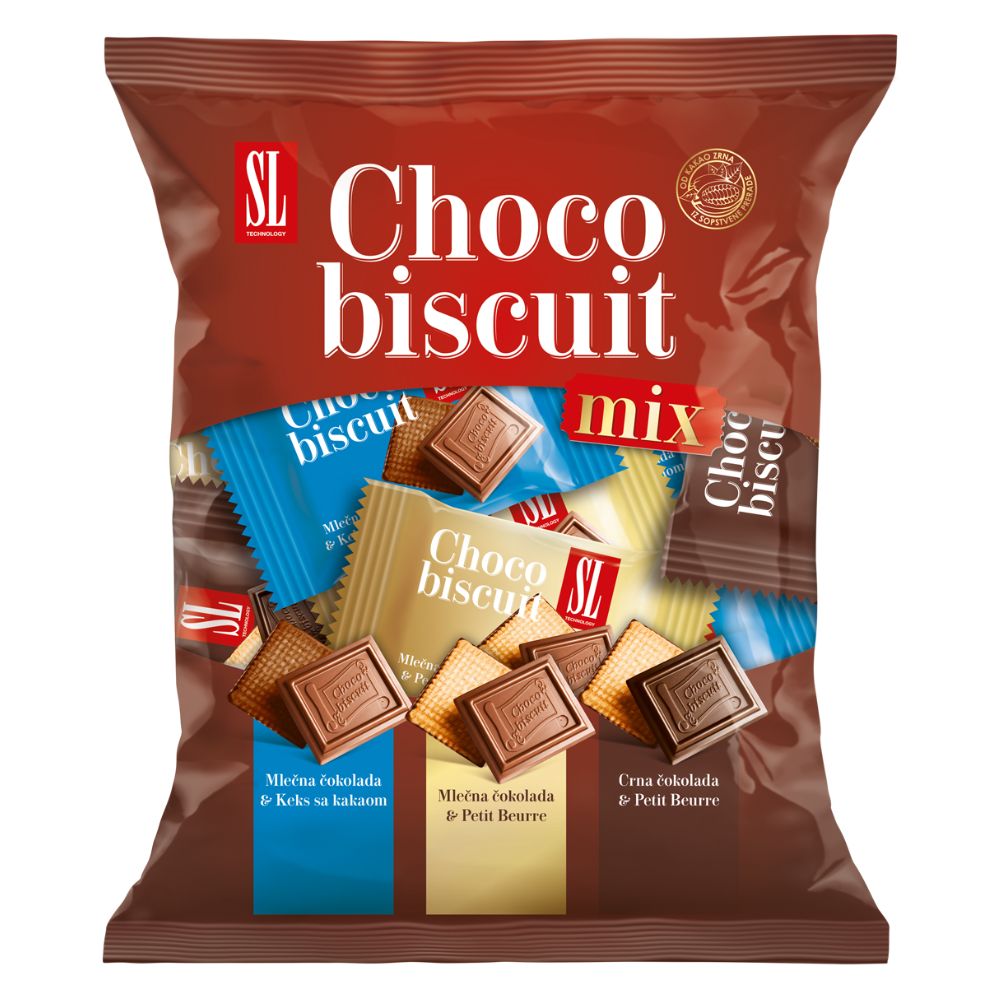 СВИСЛИОН ЧОКО БИСКВИТ ЧОКОЛАДЕН БИСКВИТ МИКС 300 ГР