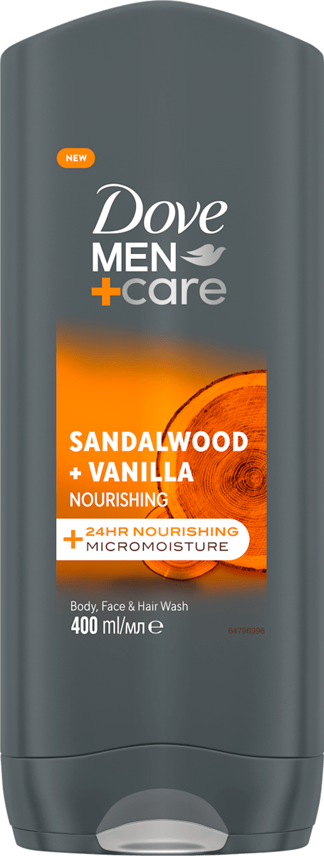 ГЕЛ ЗА ТУШИРАЊЕ ДОВЕ САНДАЛВУД ЗА МАЖИ 400 МЛ