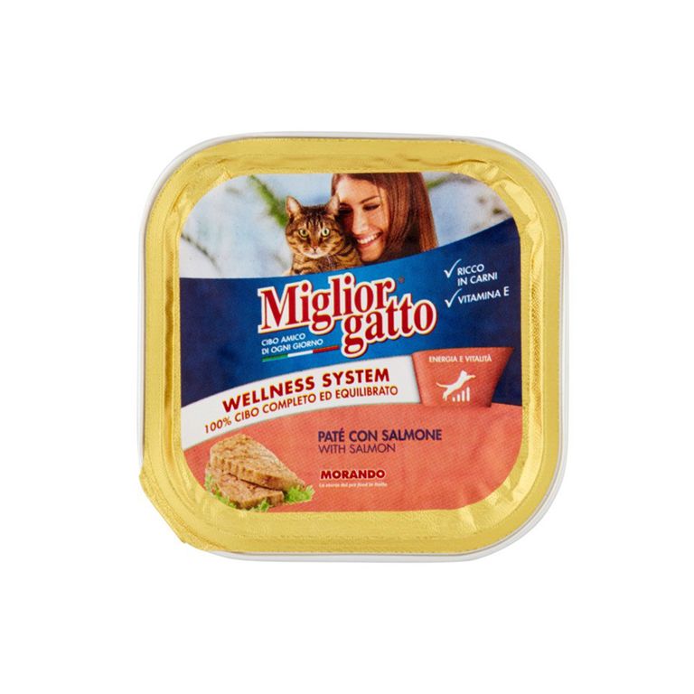 МИЉОР ГАТО ПАШТЕТА ЗА МАЧКА СО ЛОСОС 100 ГР
