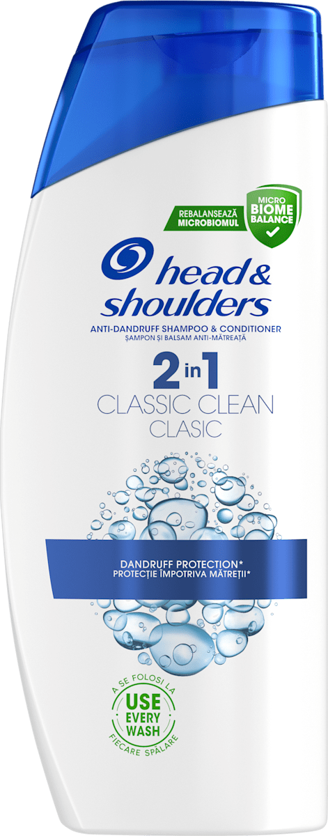 ШАМПОН ХЕД ЕНД ШОЛДЕРС 2ВО1 КЛАСИК КЛИН 625МЛ