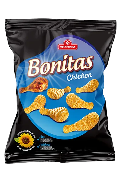 ЧИПС БОНИТАС ВИТАМИНКА СО ПИЛЕШКО 30 ГР