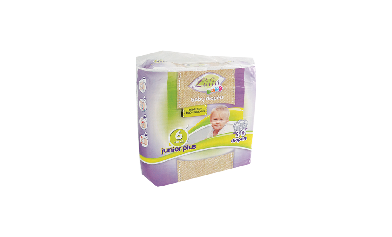 ПЕЛЕНИ ЛАЛИН БЕЈБИ БРОЈ6+16 КГ 30 ПАР