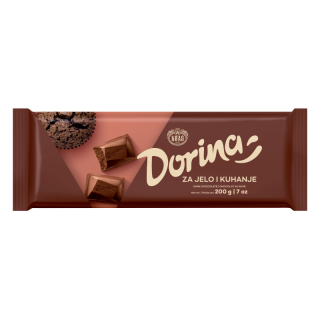 ДОРИНА ЧОКОЛАДО ЗА ГОТВЕЊЕ 200ГР КРАШ