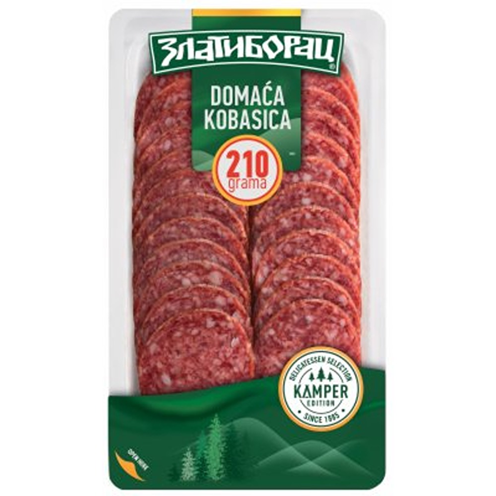 ЗЛАТИБОРАЦ ДОМАШЕН КОЛБАС 210 ГР