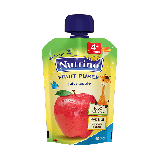 НУТРИНО ОВОШНО ПИРЕ ПАУЧ СОЧНА ЈАБОЛКА 100 ГР