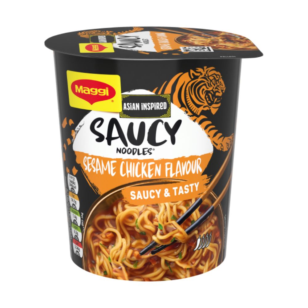 МАГГИ НУДЛИ КУП НУДЛИ СО ПИЛЕШКО И СУСАМ 75 ГР