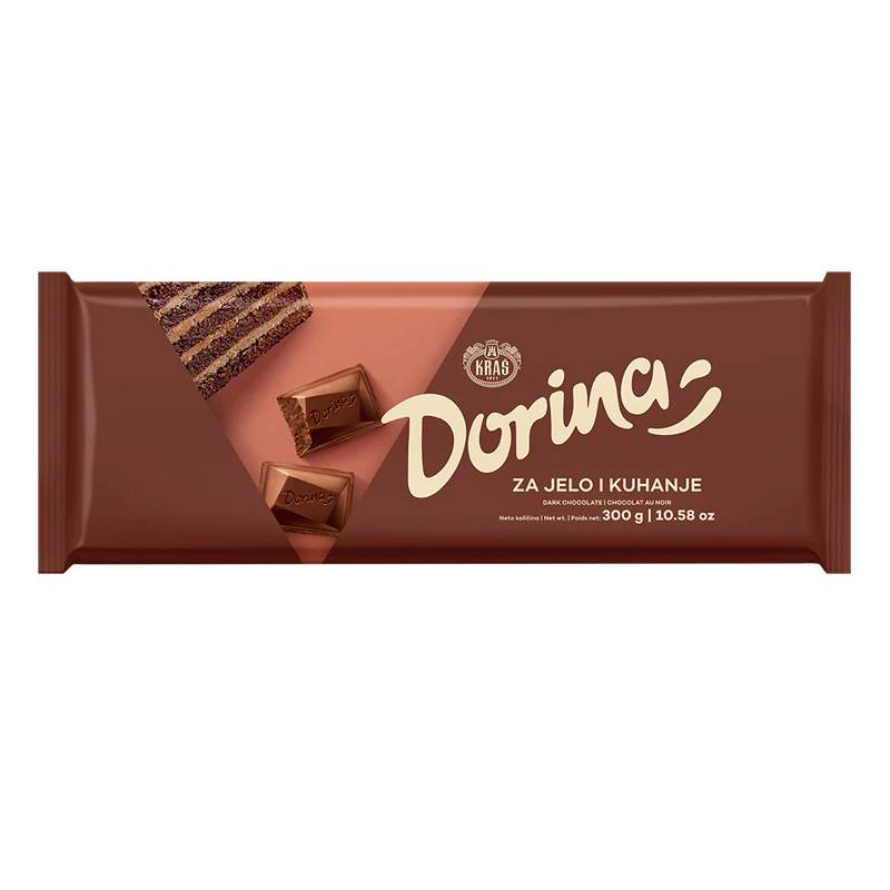 ЧОКОЛАДО ДОРИНА ЗА ГОТВЕЊЕ 300ГР КРАШ