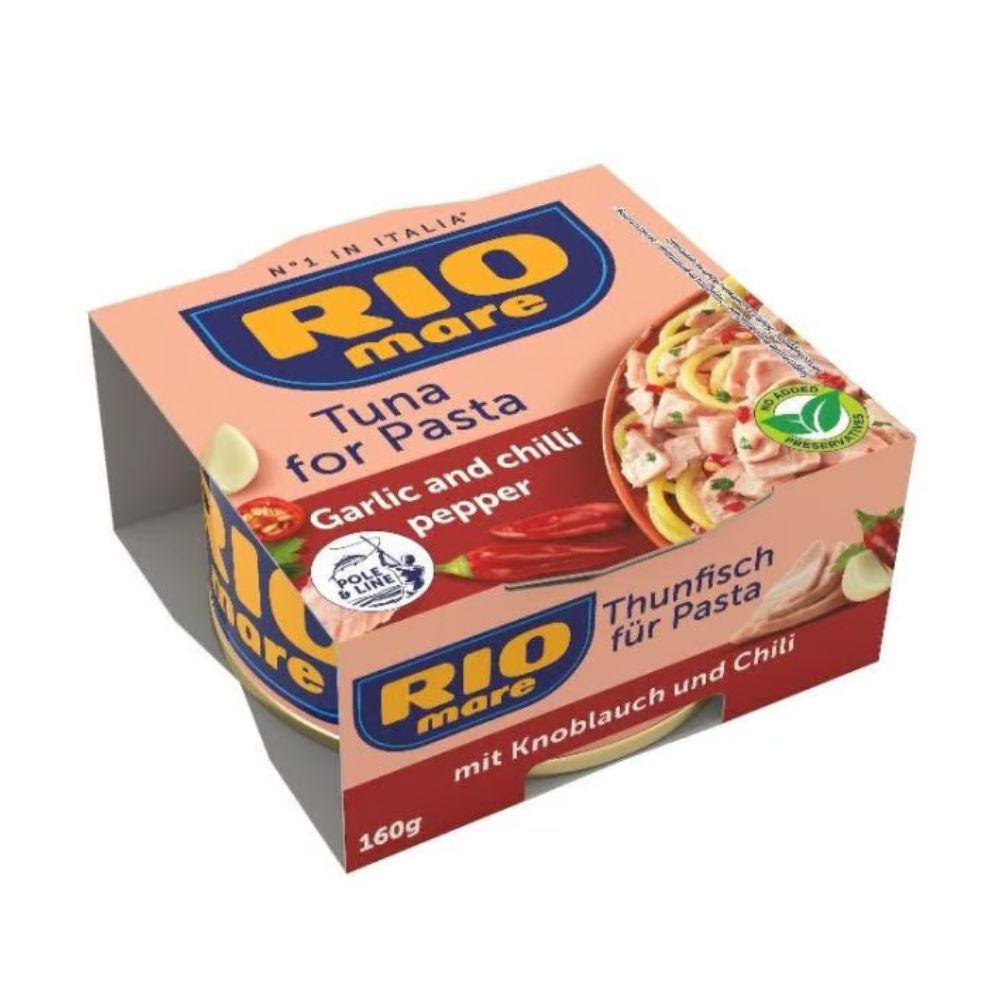 РИО МАРЕ ТУНА ФОР ПАСТА ТУНА ЗА ПАСТА СО ЛУК И ФЕФЕРОНИ 160 ГР