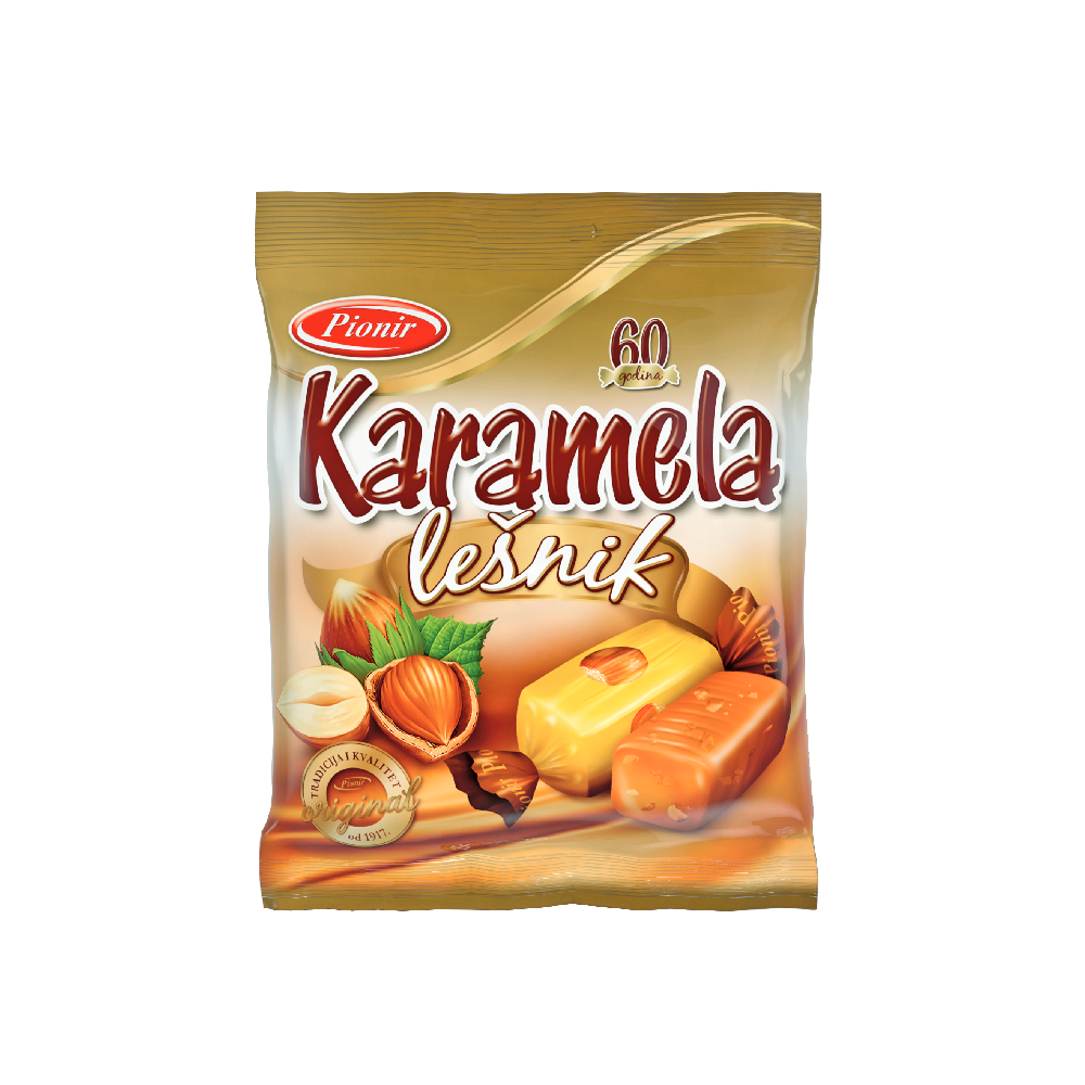 ПИОНИР КАРАМЕЛА БОНБОНИ ЛЕШНИК 100ГР