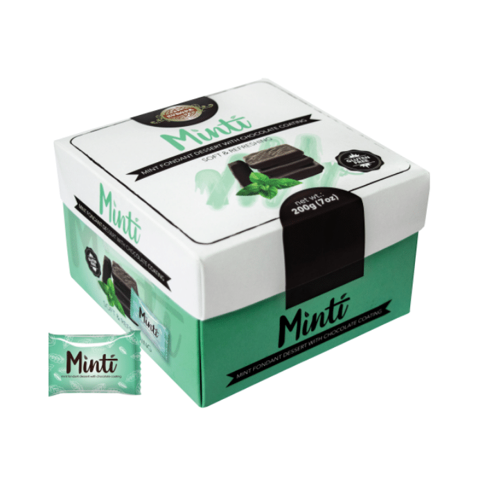 ЕВРОПА МИНТИ – БОНБОНИЕРА СО МЕНТОЛ 200 Г