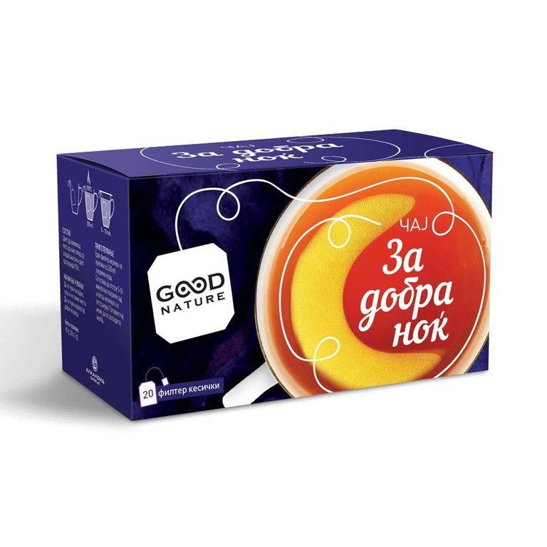ГУД НАТУРЕ ДОБРА НОЌ ЧАЈ 20 ФИЛТЕР КЕСИЧКИ