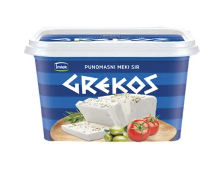 БИМИЛК ГРЕКОС ФЕТА СИРЕЊЕ 500 ГР