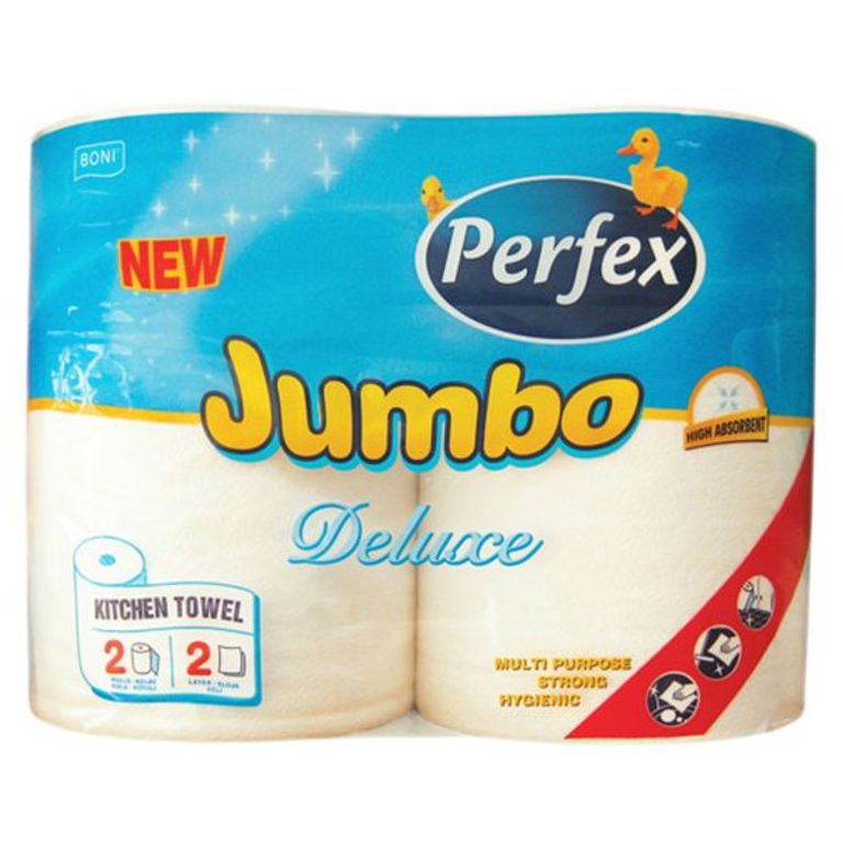 ПЕРФЕКС ЏАМБО ДЕЛУКС ДВОСЛОЈНИ КУЈНСКИ БРИСАЧИ 2 РОЛНИ